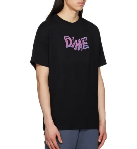 Dime  |Crew Neck Unisex Street Style Cotton Short Sleeves Logo