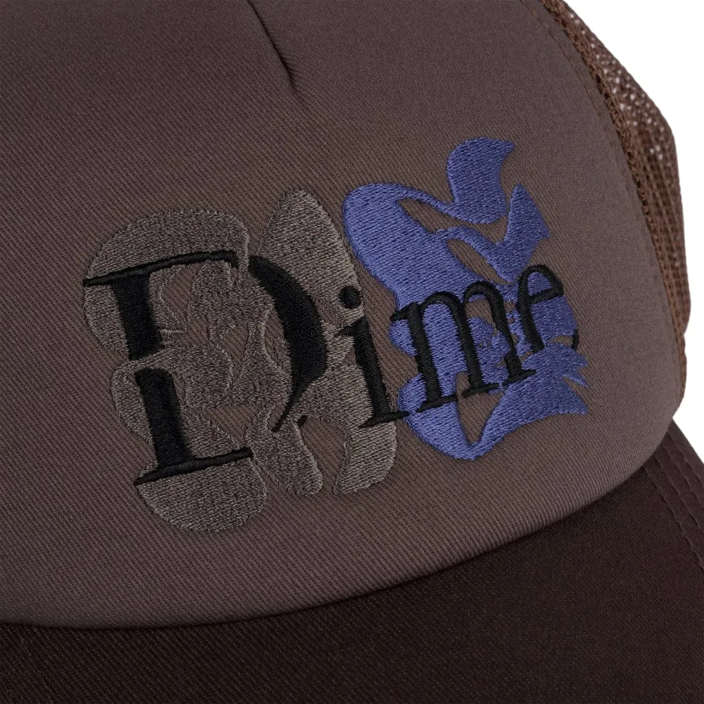 Dime MTL Classic Duo Trucker Cap Brown