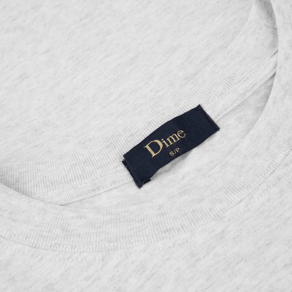 Dime MTL Classic Small Logo T-Shirt Cement