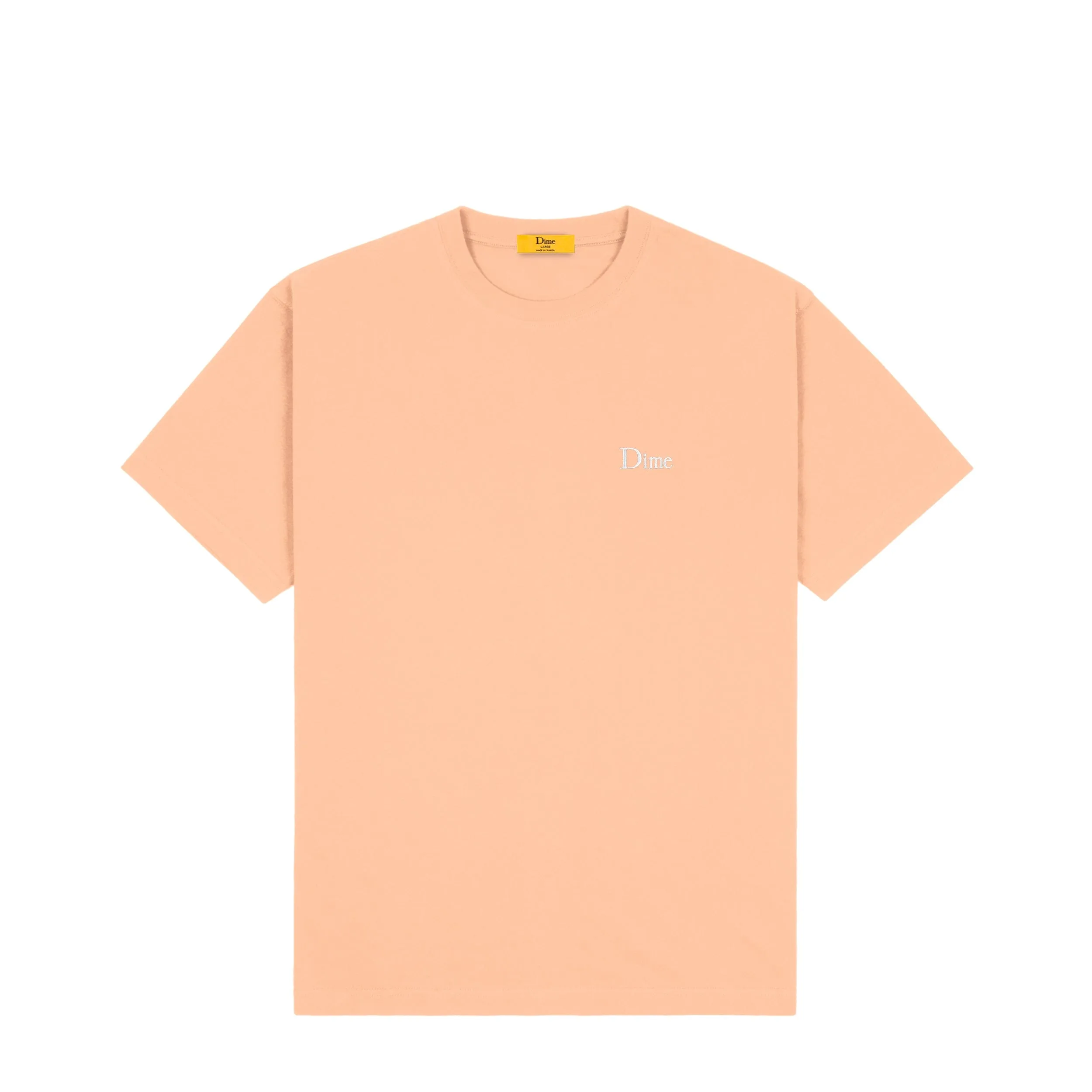 Dime MTL Classic Small Logo T-Shirt Light Salmon