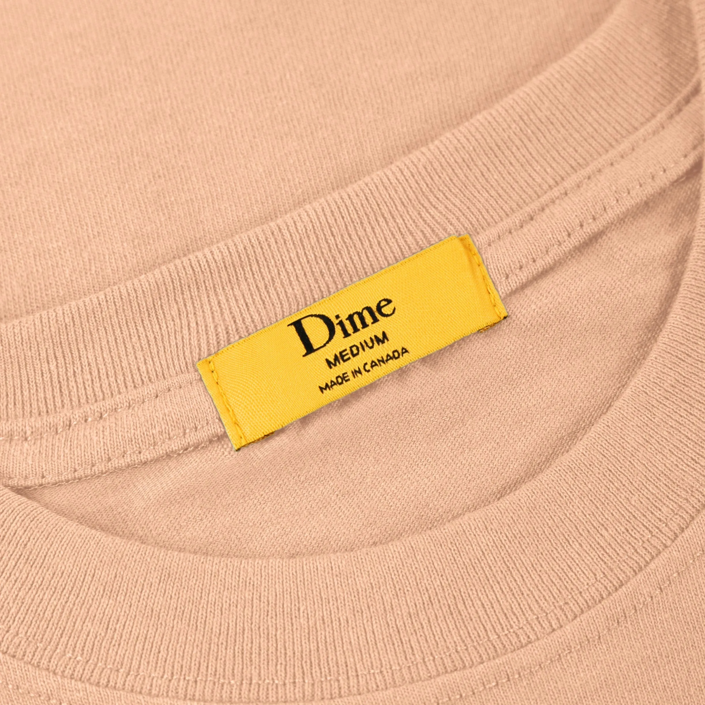 Dime MTL Classic Small Logo T-Shirt Light Salmon