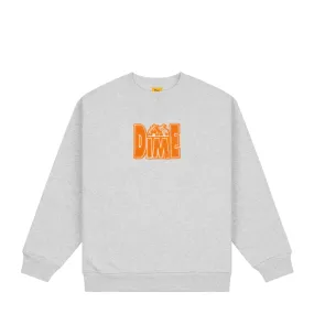 Dime MTL Club Crewneck Heather Gray