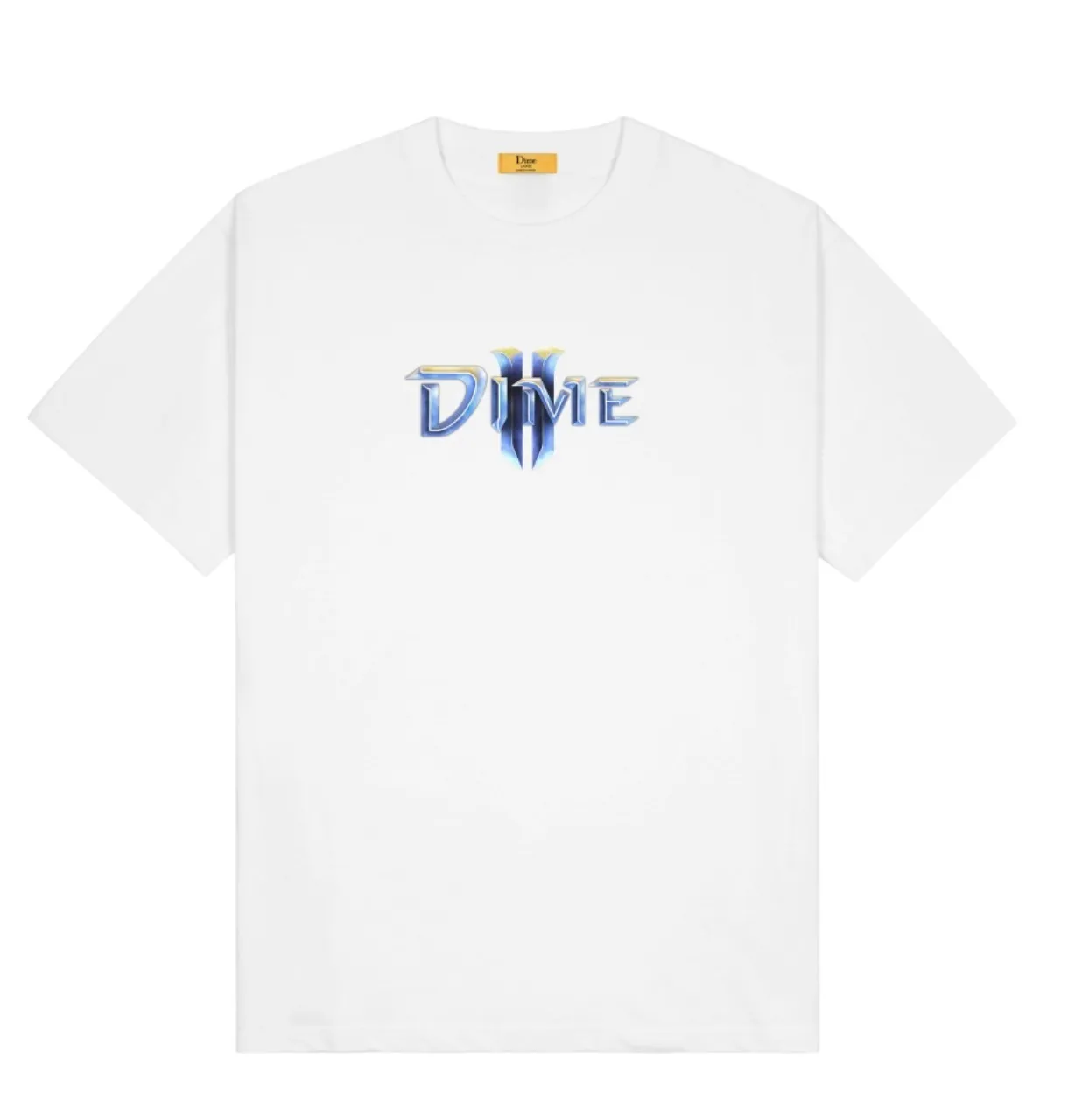 Dime  |Street Style U-Neck Plain Short Sleeves Logo Skater Style