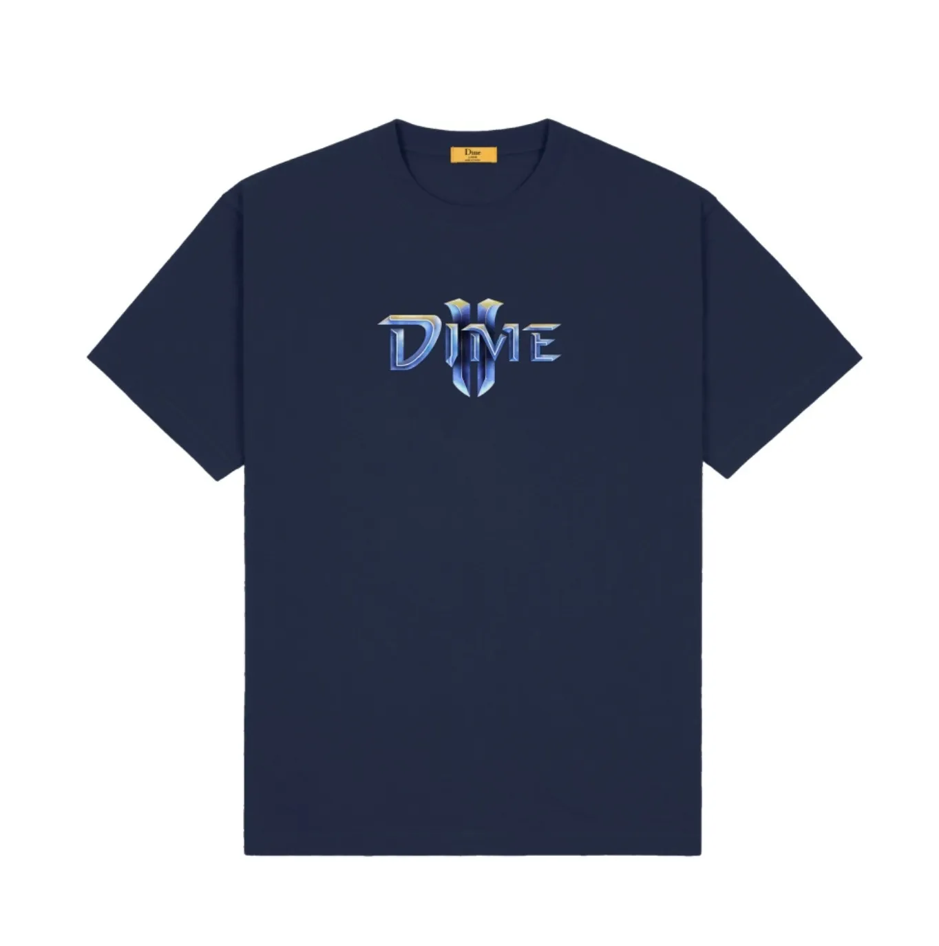 Dime  |Street Style U-Neck Plain Short Sleeves Logo Skater Style