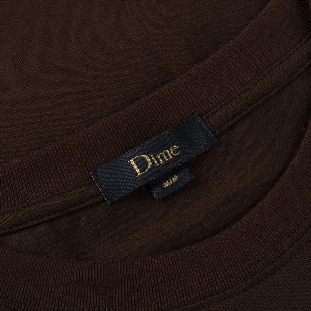 Dime  |Unisex Street Style Plain Cotton Short Sleeves Logo