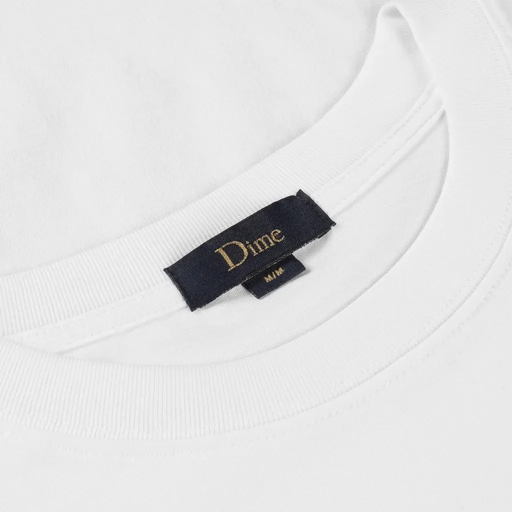 Dime  |Unisex Street Style Plain Cotton Short Sleeves Logo