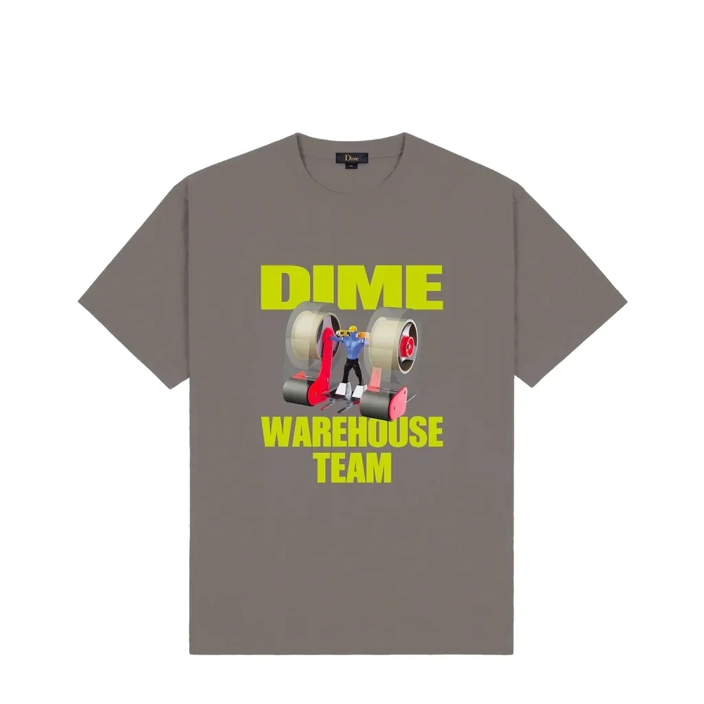 Dime  |Unisex Street Style Plain Cotton Short Sleeves Logo