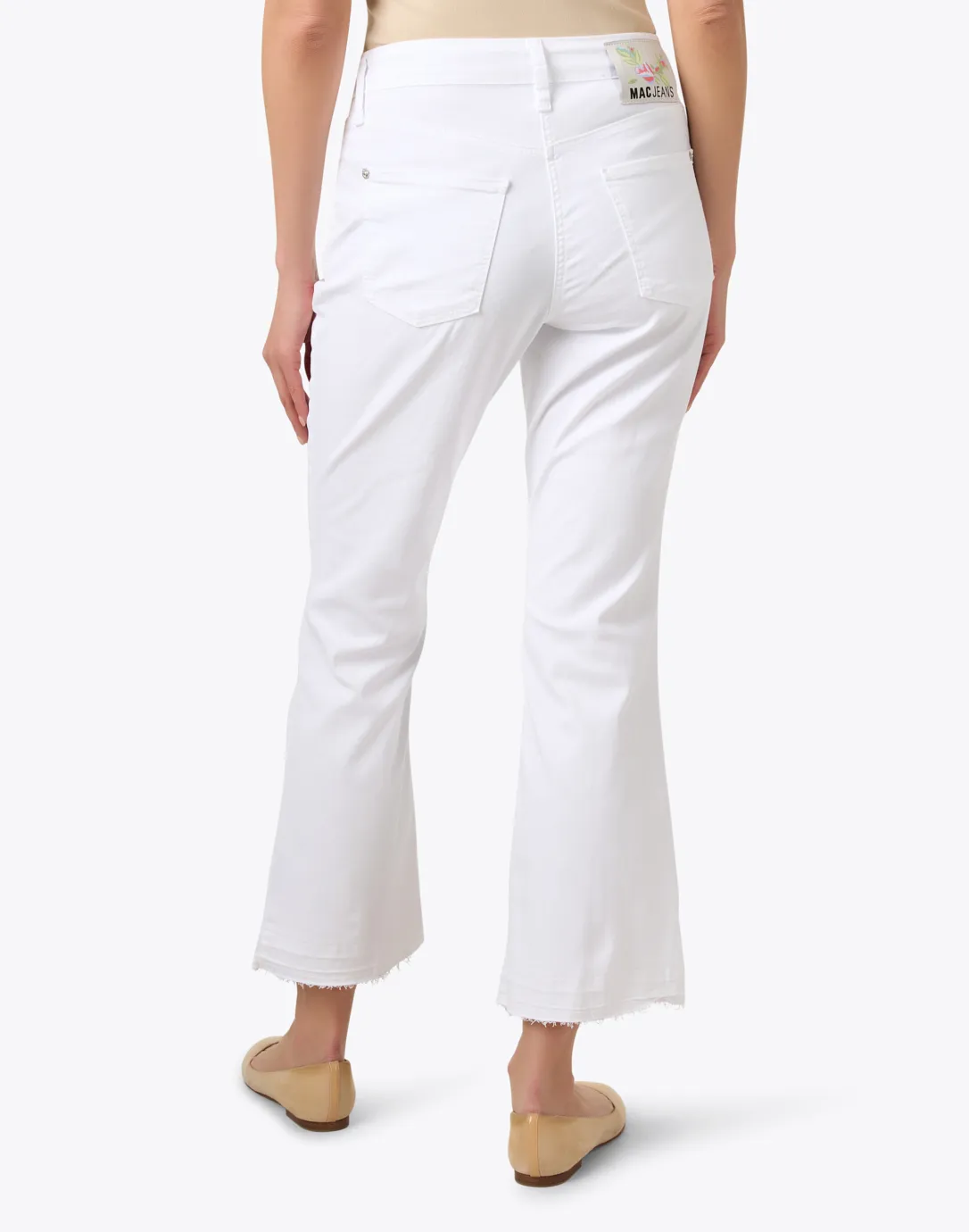 Dream White Kick Flare Jean