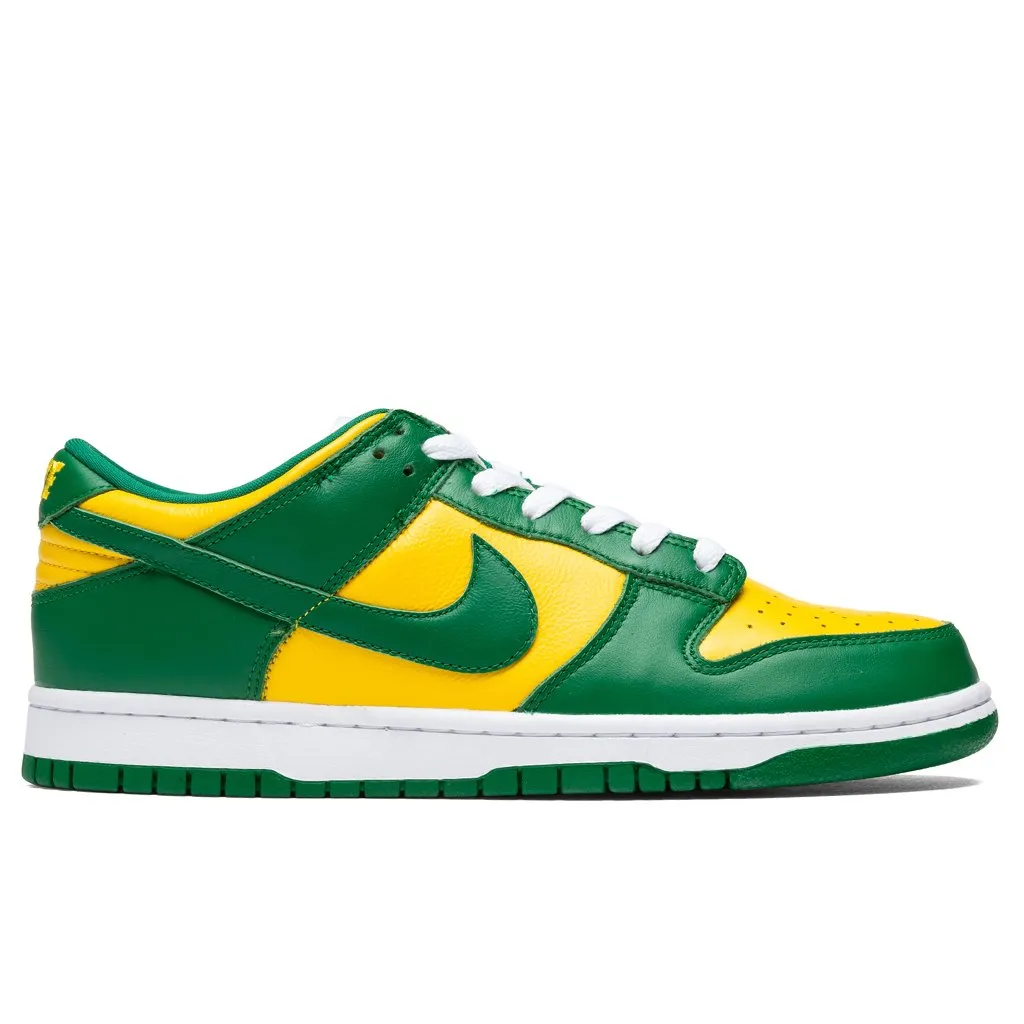 Dunk Low SP Brazil, Varsity Maize, Pine Green