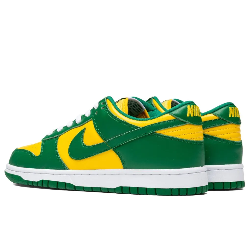 Dunk Low SP Brazil, Varsity Maize, Pine Green