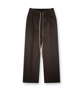 Fear of God    Brushed Wool Cashmere Wide Leg Pants Mocha