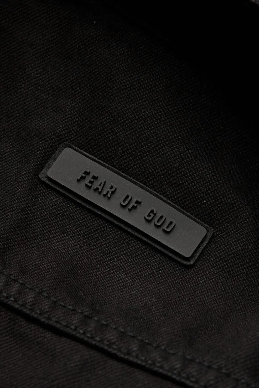 Fear Of God Essentials black Denim Jacket