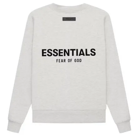 Fear of God Essentials Crewneck (SS22) Light Oatmeal