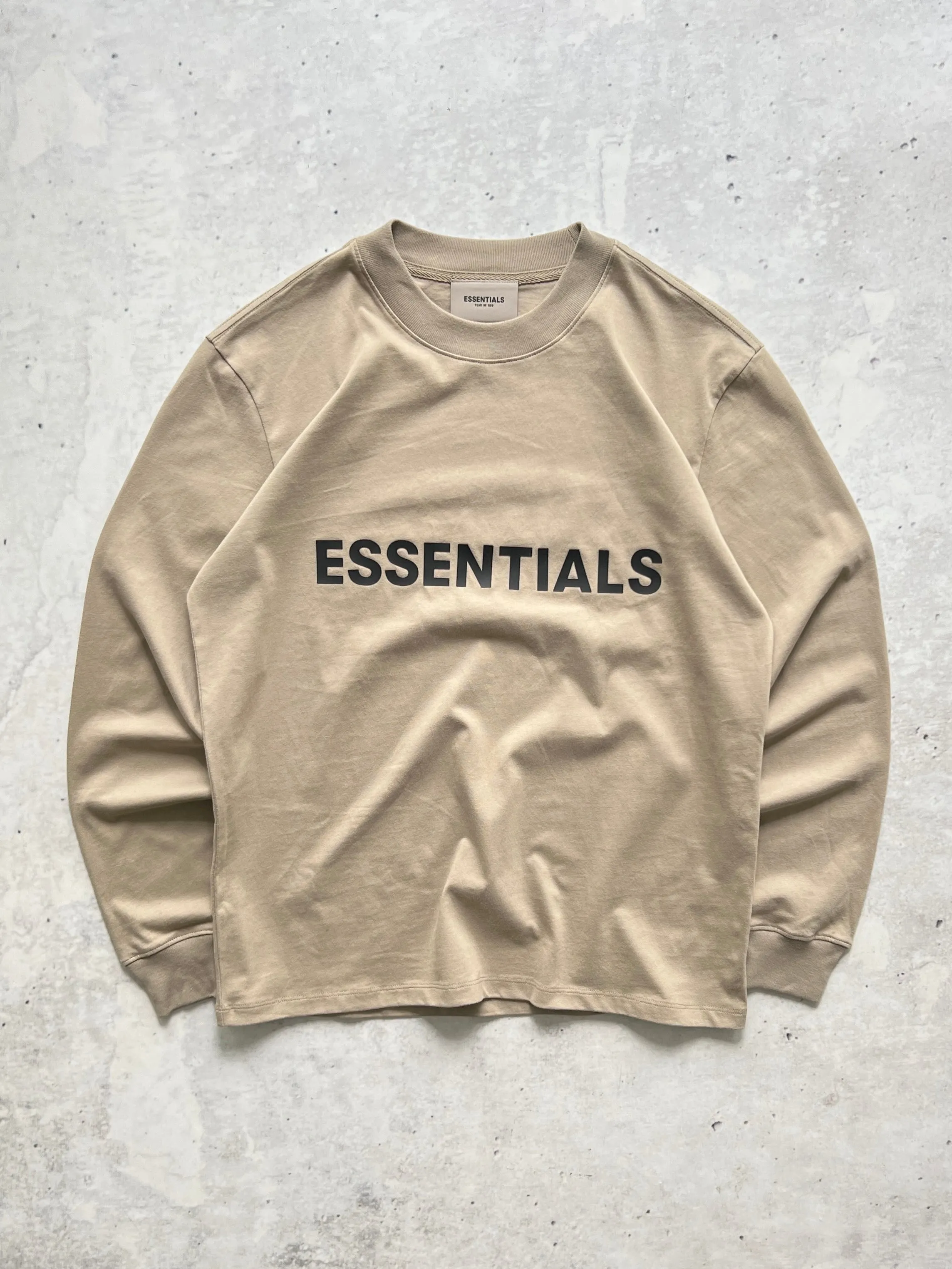 Fear Of God Essentials Heavyweight Long Sleeve T Shirt (S)