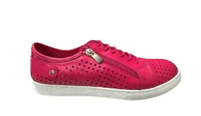 Fuschia Soft Hole Upper Lace Up