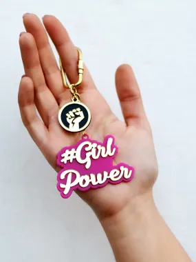 Girl Power Keychain Bagcharm