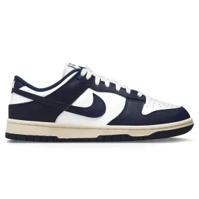 Google-friendly result: Vintage Navy Nike Dunk Low Women's Shoes