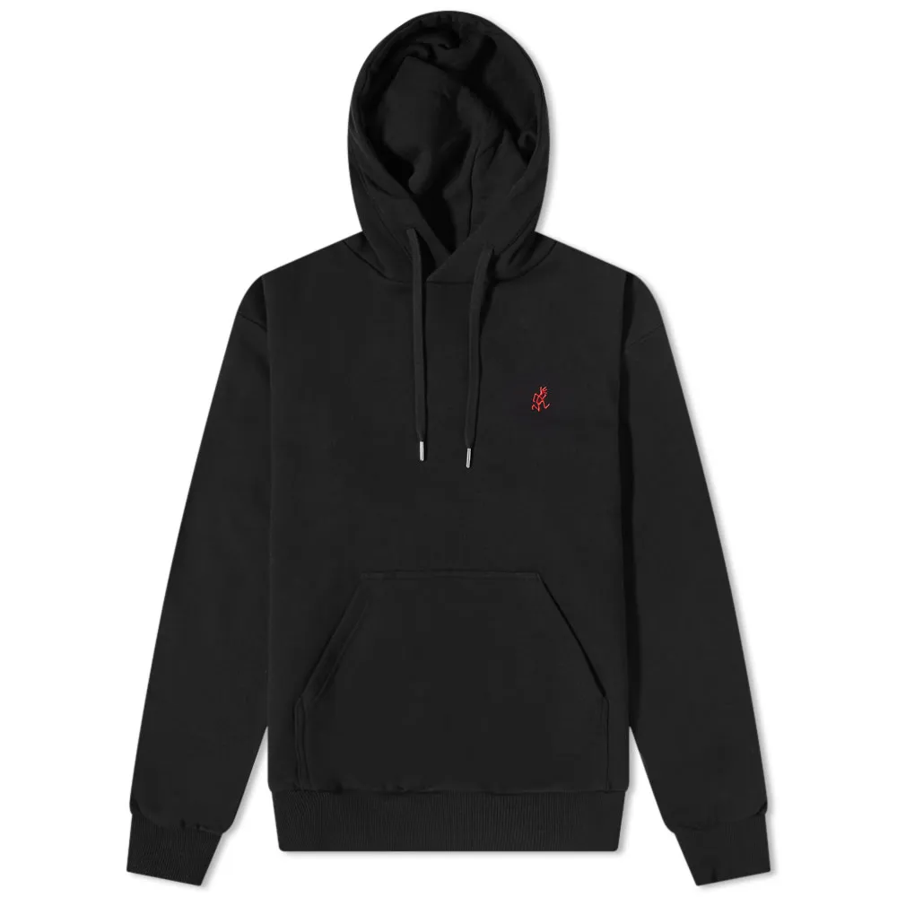 Gramicci Logo Popover HoodieBlack