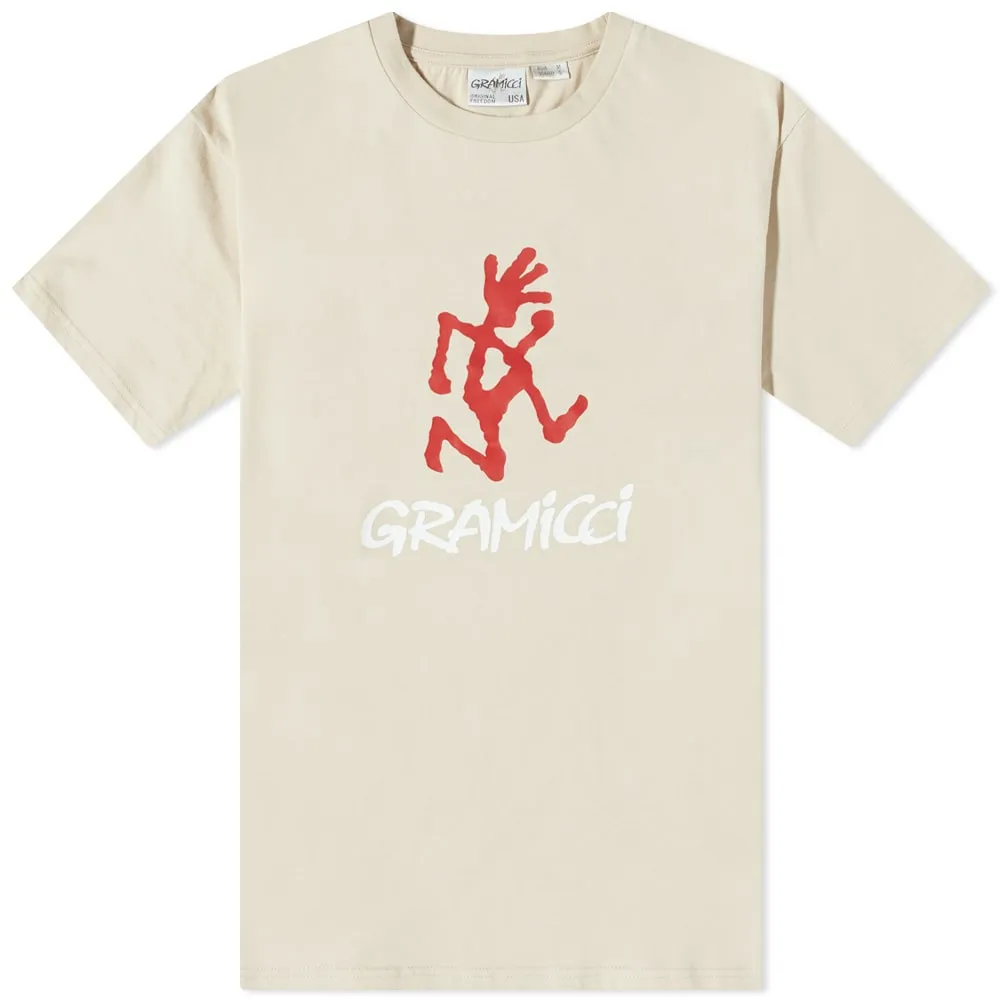 Gramicci Logo TeeSmoke Beige