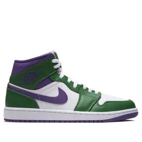 Green Air Jordan 1 Mid sneakers