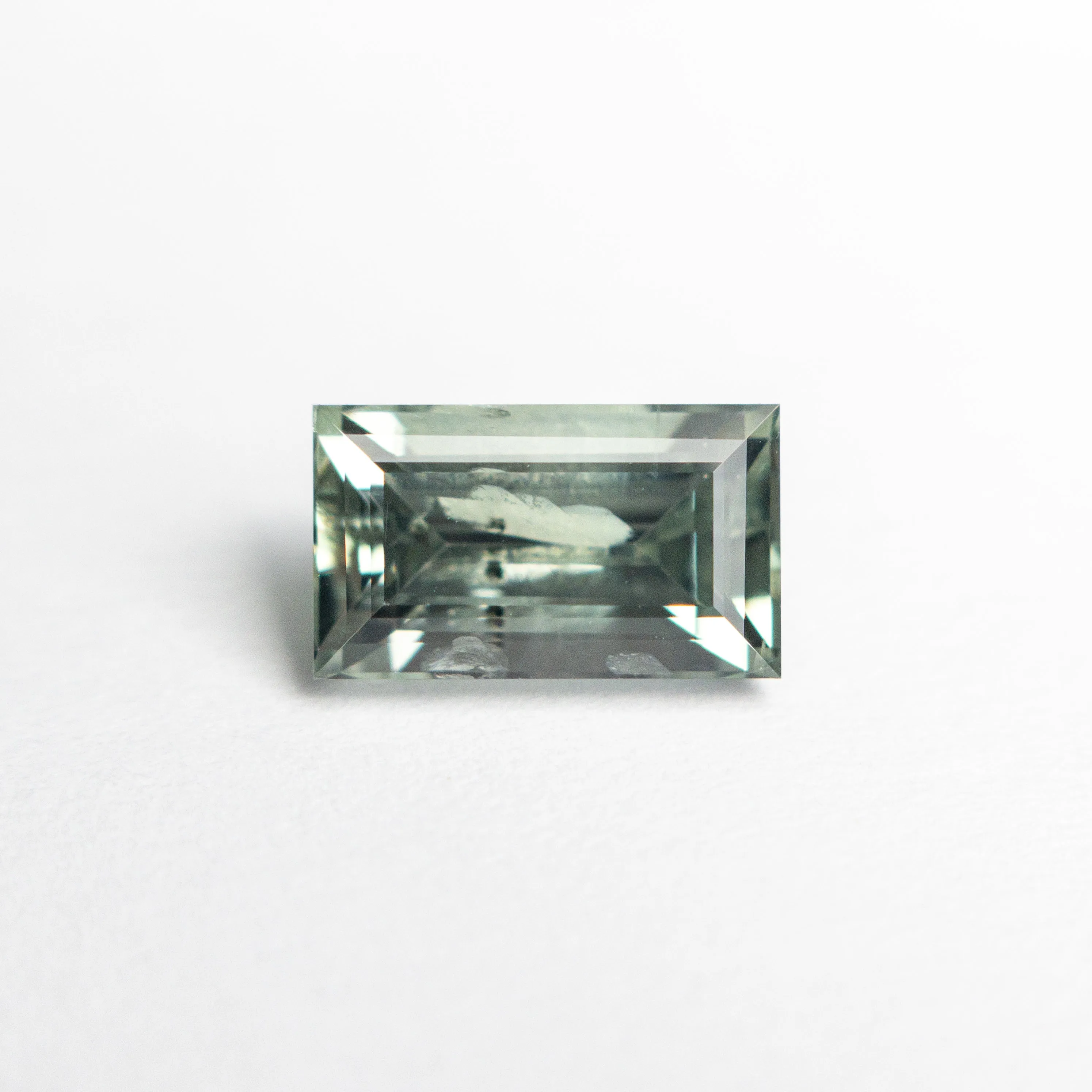 Green Rectangle Cut Sapphire - 1.73ct