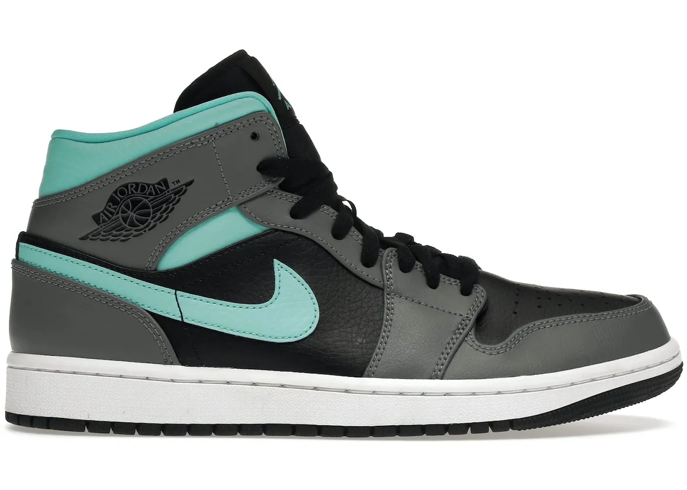 Grey Aqua Jordan 1 Mid