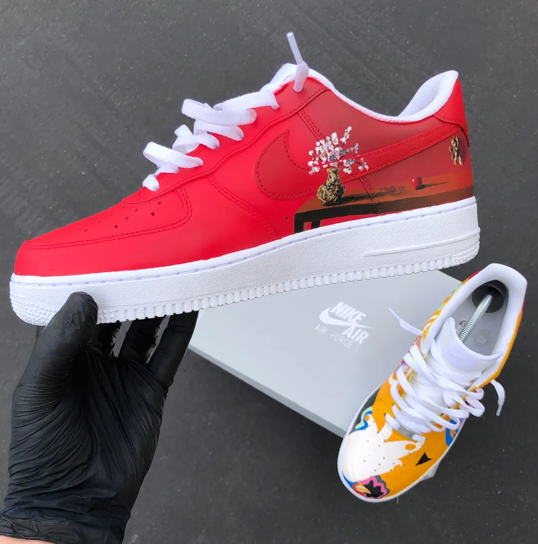 Hand Painted Mac Miller Air Force 1's - Limited Edition