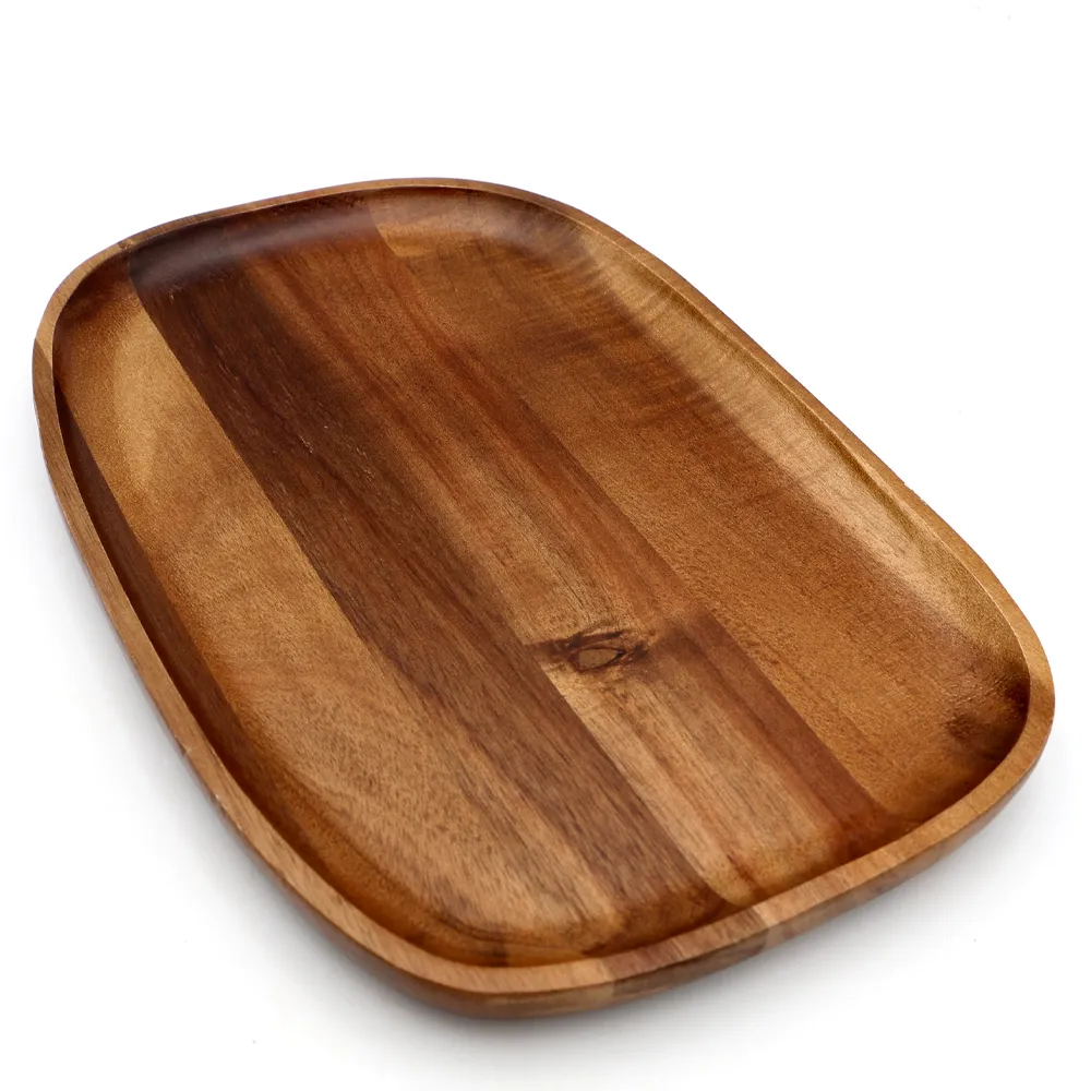 Hawaiian Koa Wood Plate - 12 x 8