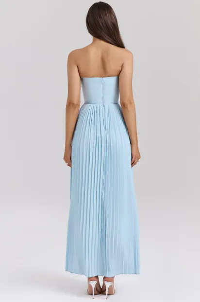 House Of CB Marcella Maxi Dress, Ocean Blue