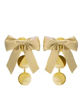 Hugo Kreit x Poster Girl Nuclear Bow Earrings Gold