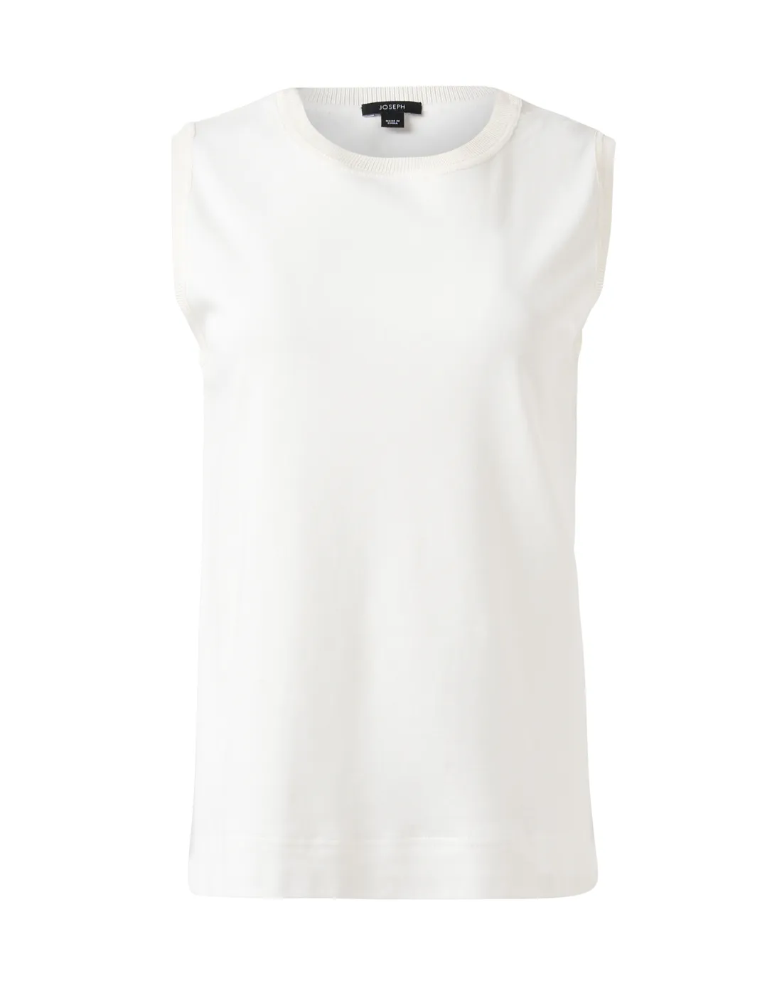 Ivory Cotton Tank Top