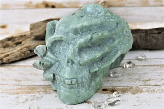 Jade Skull Carving for Sale - Shop Now