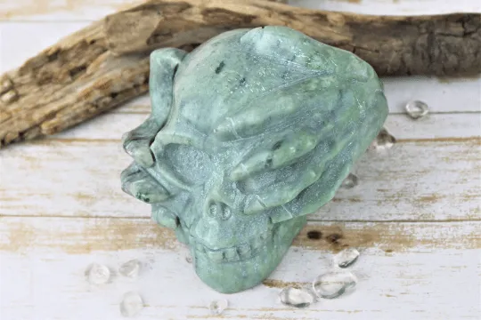 Jade Skull Carving for Sale - Shop Now