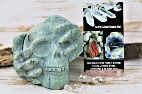 Jade Skull Carving for Sale - Shop Now