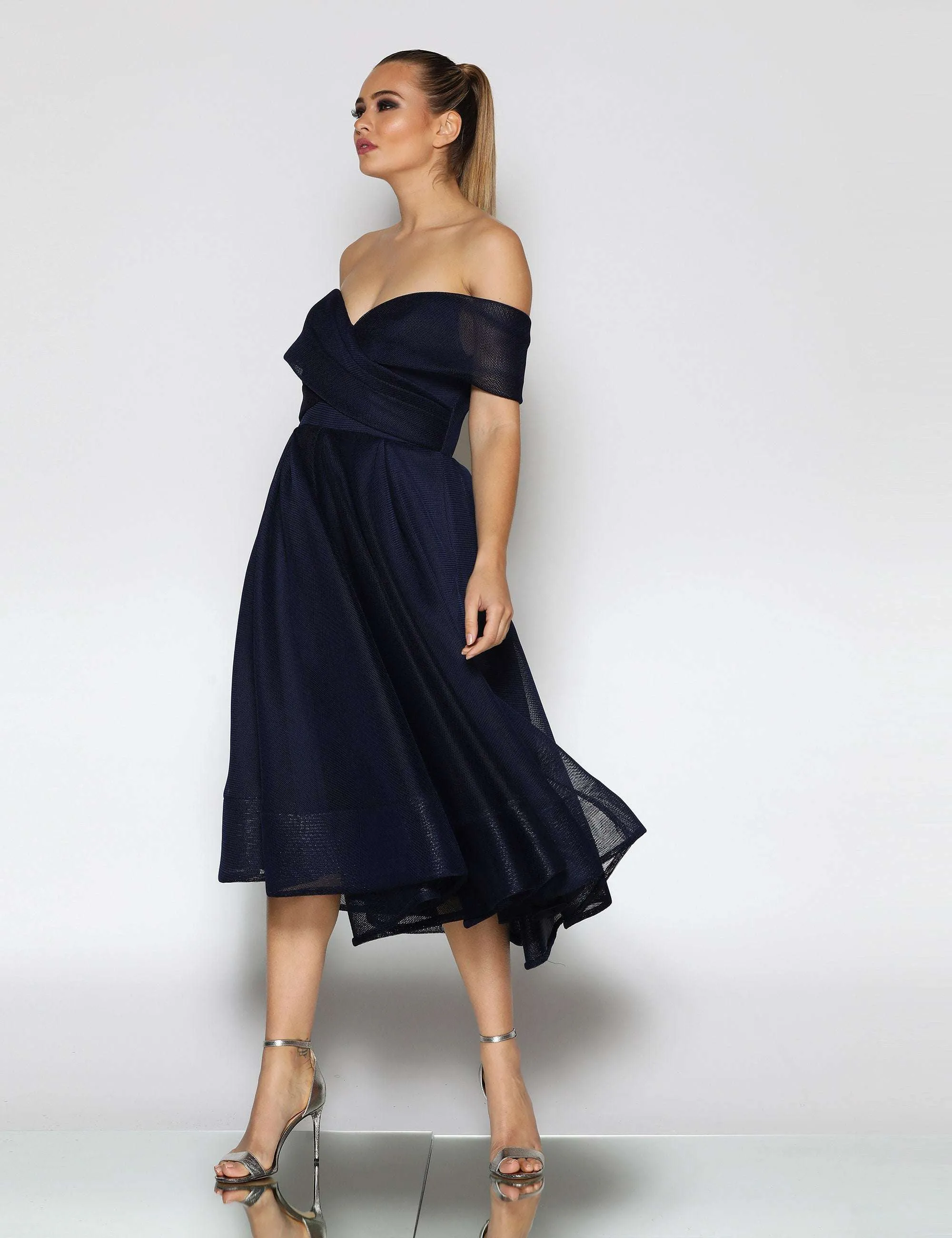 JADORE Oliver Dress - Navy, $349.