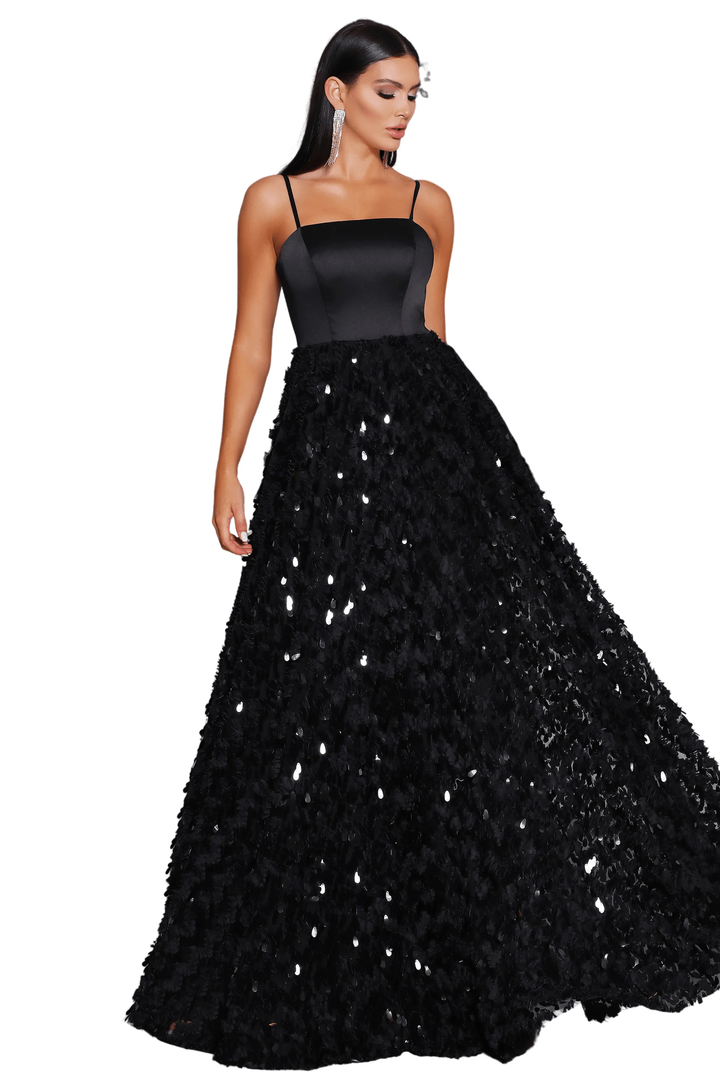 Jadore Zia Gown in Black with a Recommended Retail Price (RRP) of $585.