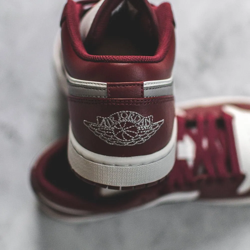 Jordan 1 Low Bordeaux shoes