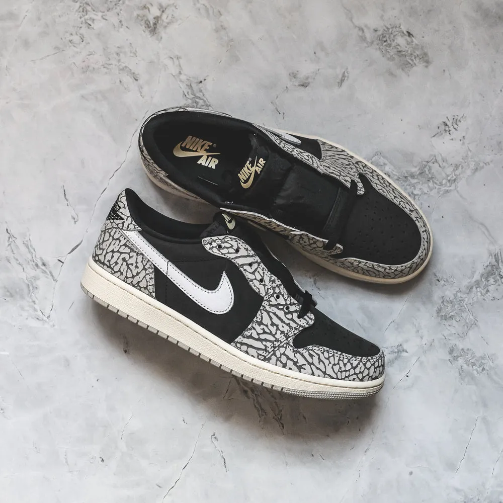 Jordan 1 Low OG Black Cement-Sneaker.