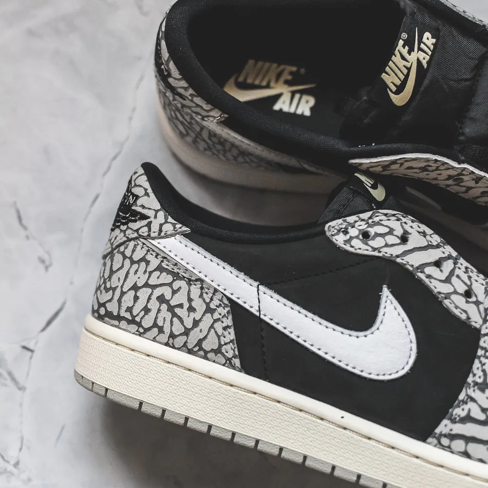 Jordan 1 Low OG Black Cement-Sneaker.