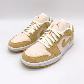 Jordan 1 Low SE Twine Orange Quartz Corduroy sneakers