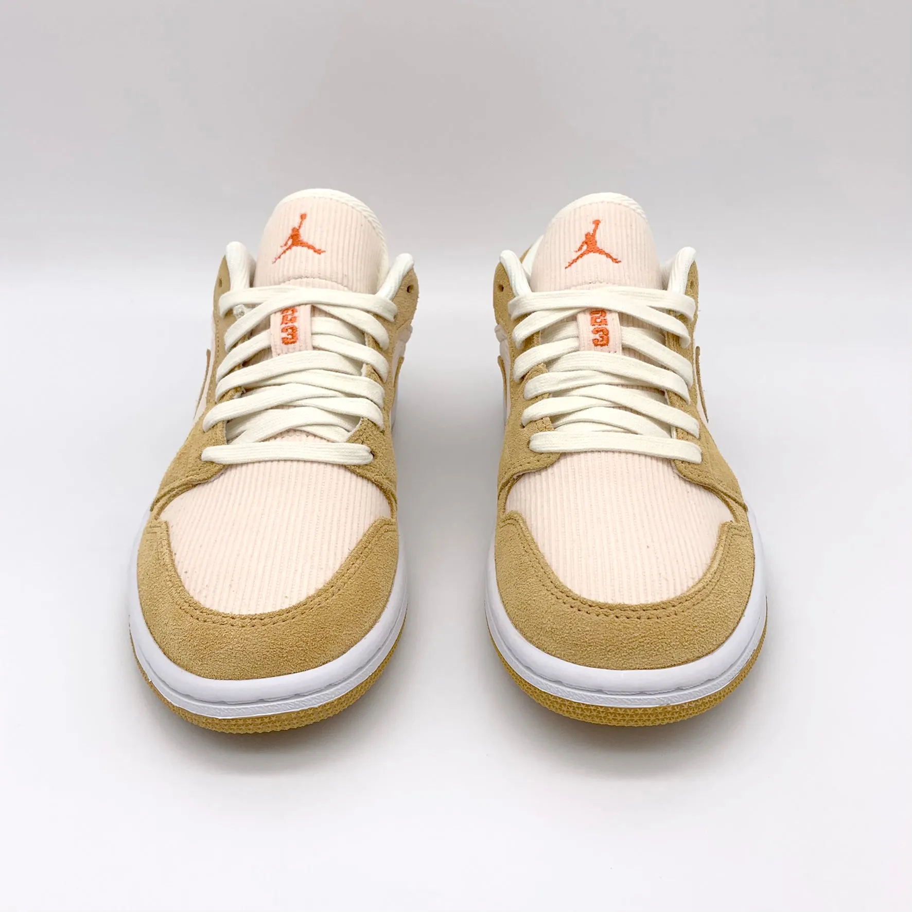 Jordan 1 Low SE Twine Orange Quartz Corduroy sneakers