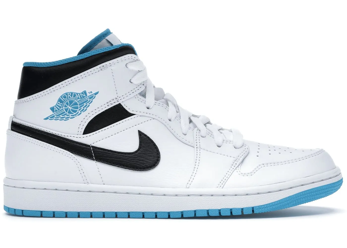 Jordan 1 Mid Laser Blue can be rewritten as Blue Laser Jordan 1 Mid for better Google SEO.