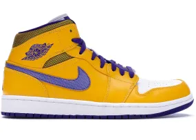 Jordan 1 Mid Los Angeles Lakers