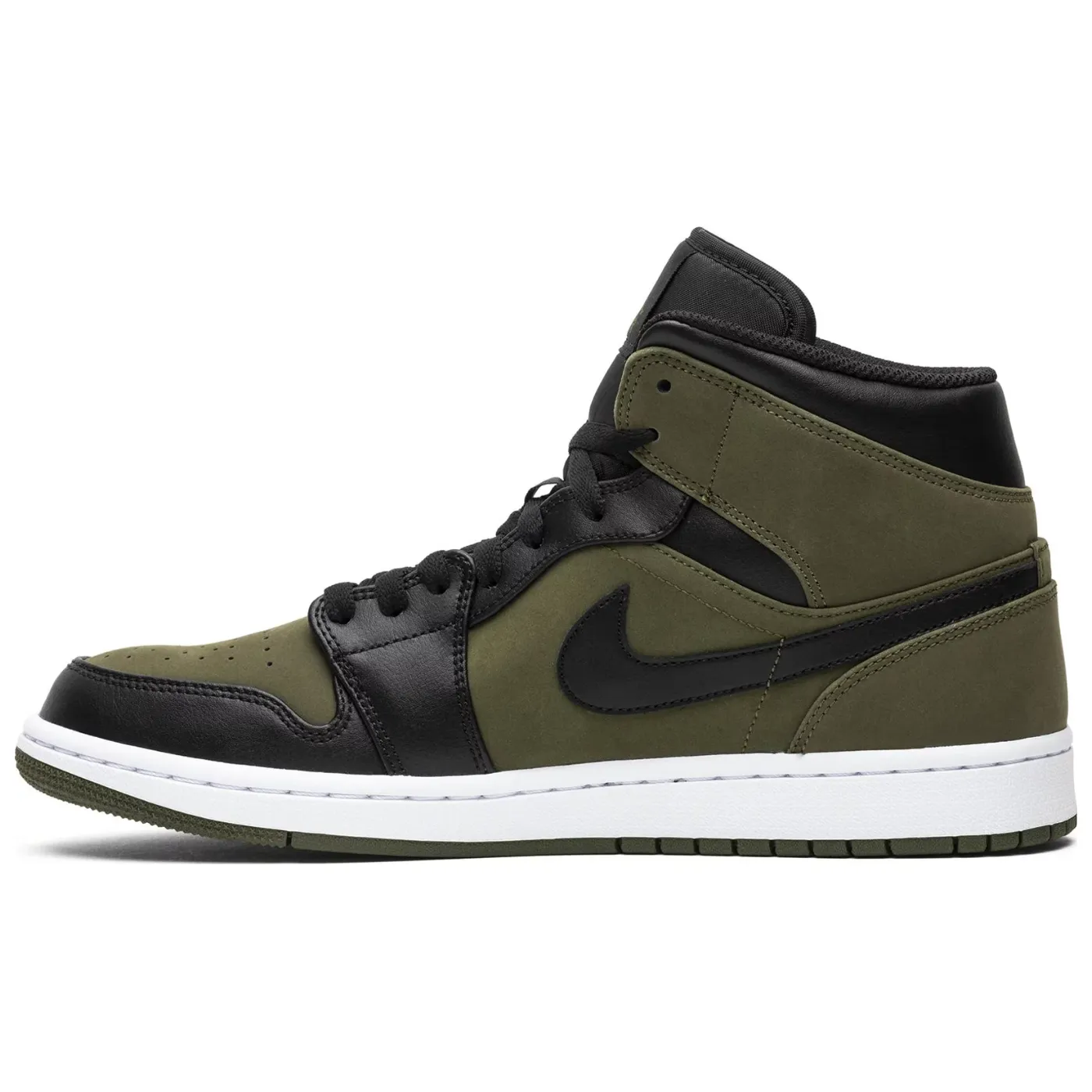 Jordan 1 Mid Olive Canvas - Affordable and Stylish Olive Canvas Sneakers