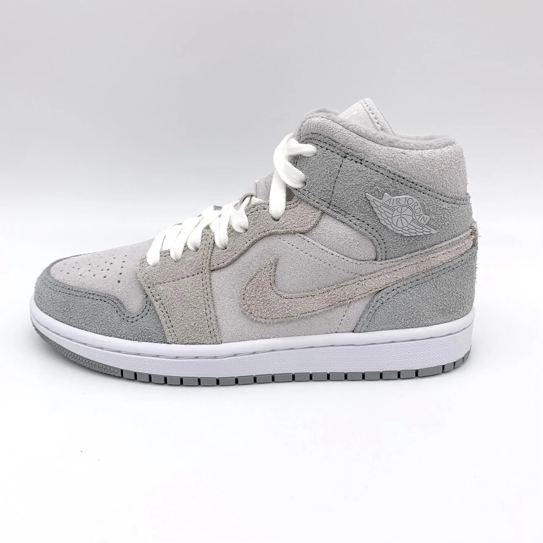 Jordan 1 Mid Particle Grey - Buy Now