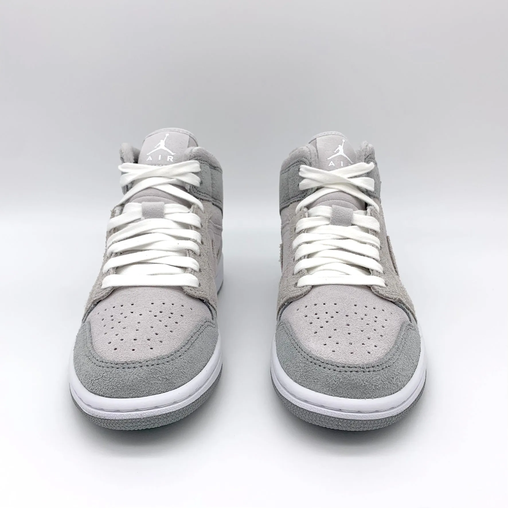 Jordan 1 Mid Particle Grey - Buy Now