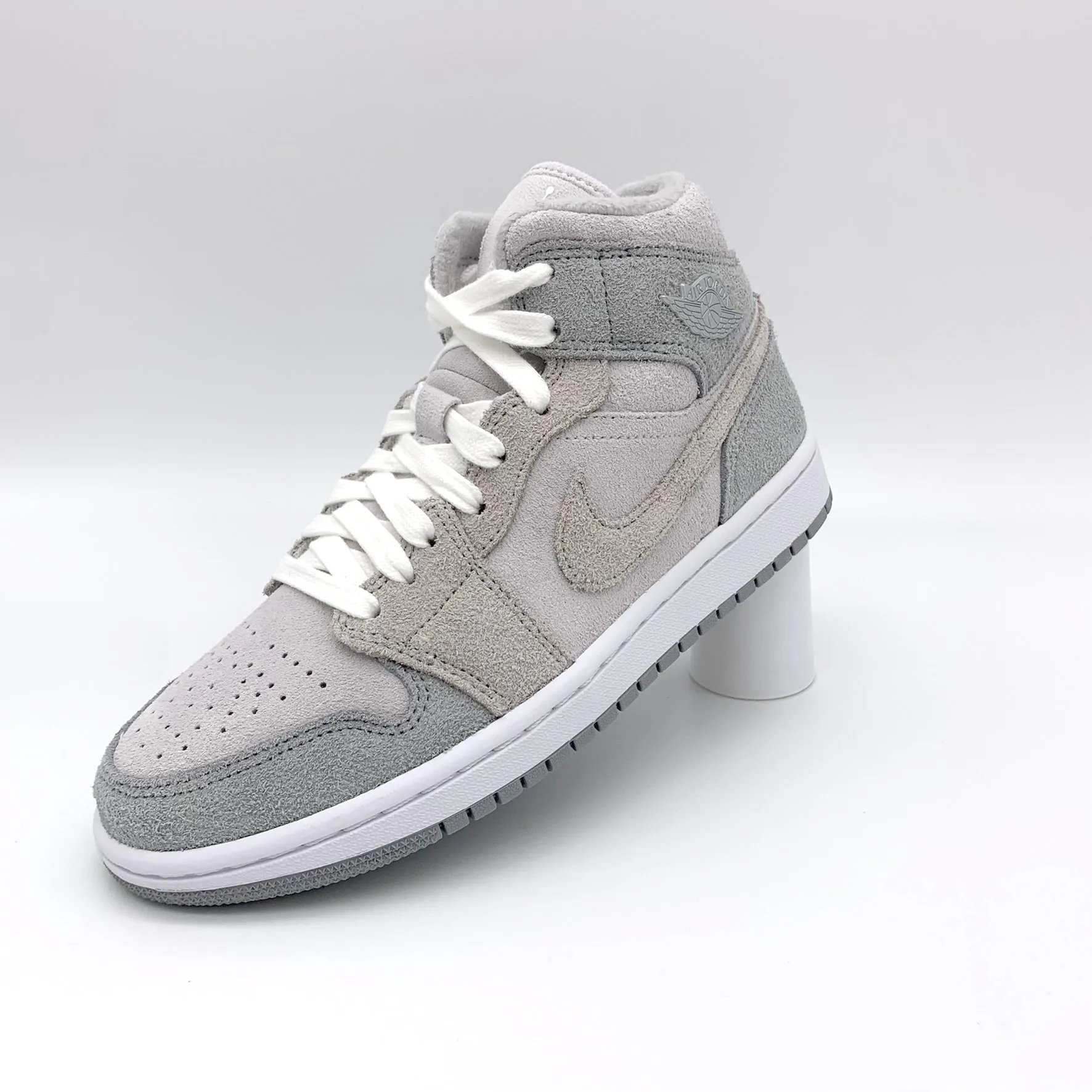 Jordan 1 Mid Particle Grey - Buy Now