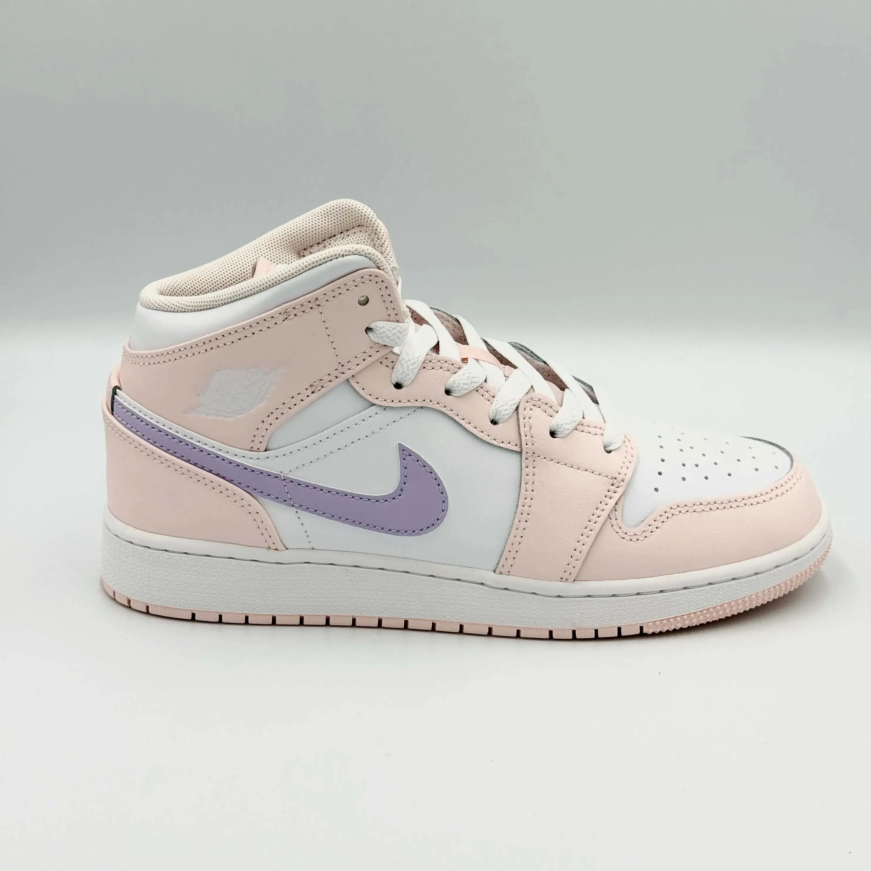 Jordan 1 Mid Pink Wash - Google SEO friendly words: Pink Wash Jordan 1 Mid