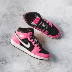 Jordan 1 Mid Pinksicle (GS) - Shop now!