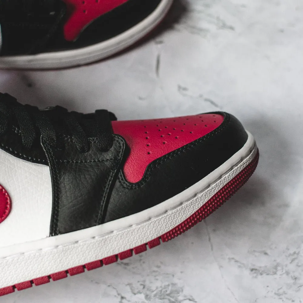 Jordan 1 Mid Red Black Toe